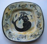Mermaid & mobile plate by Morag McInnes
