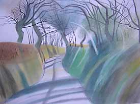 Edwina Bridgeman - Shadows in a Lane