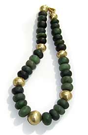 Guy Royle - Gold and Jade Necklace